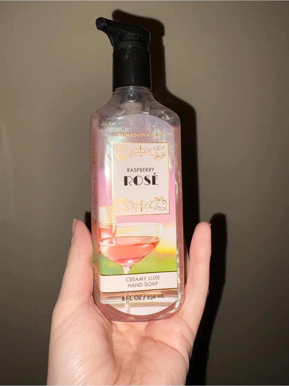 Bath & Body Works Raspberry Rosé Hand Soap - Pink